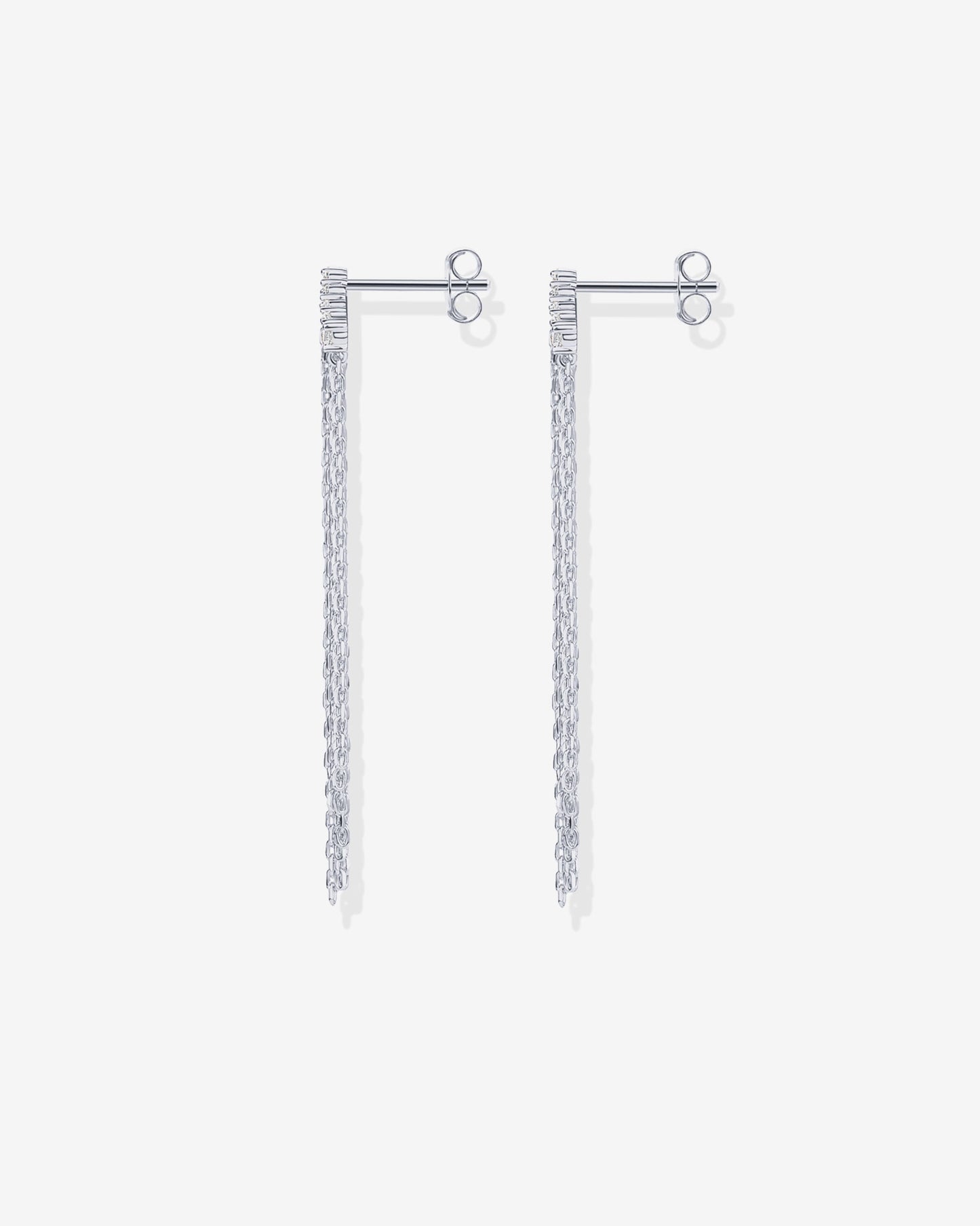 Chain Crawler Dangle Earrings