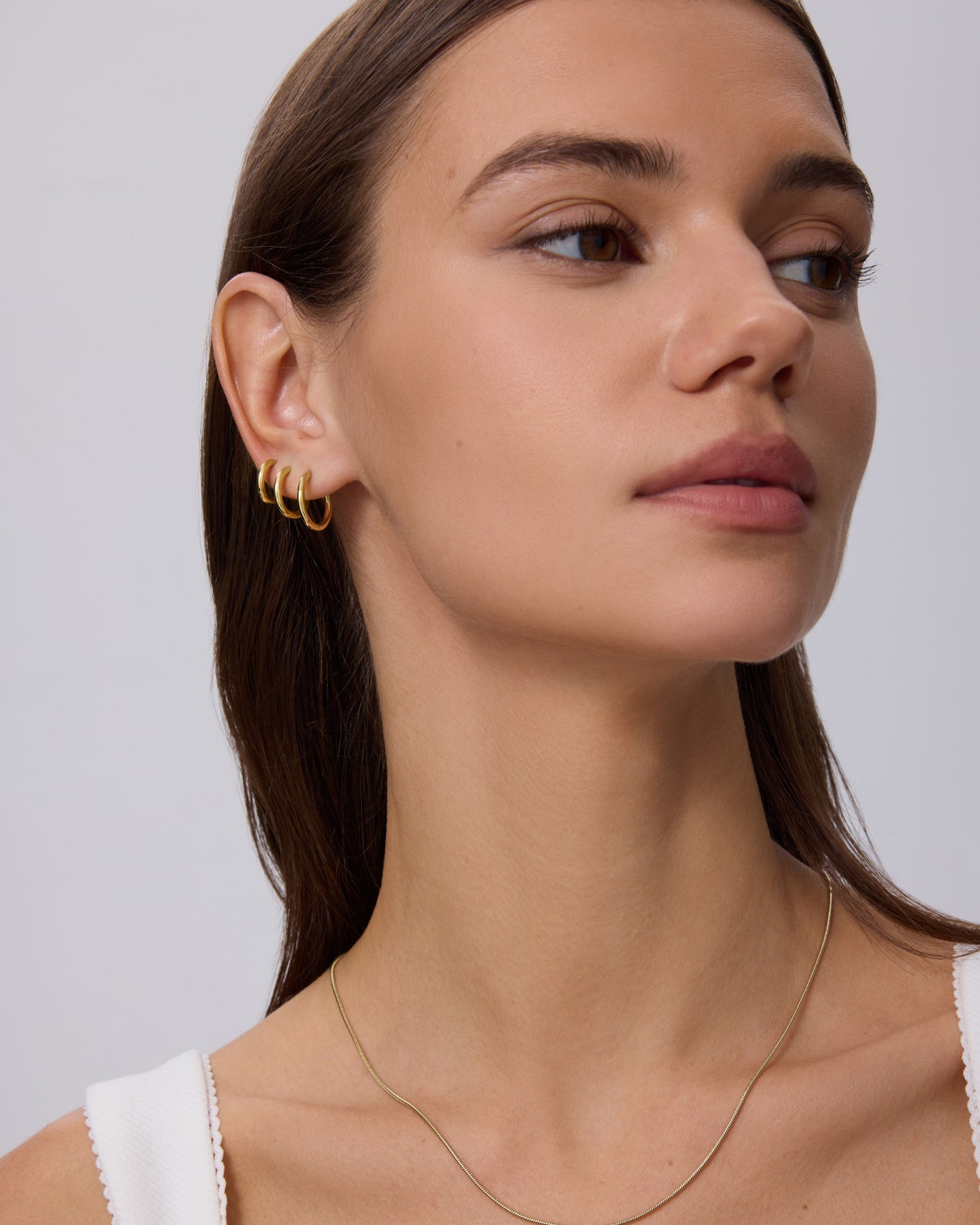 Small Hoop Earrings Set