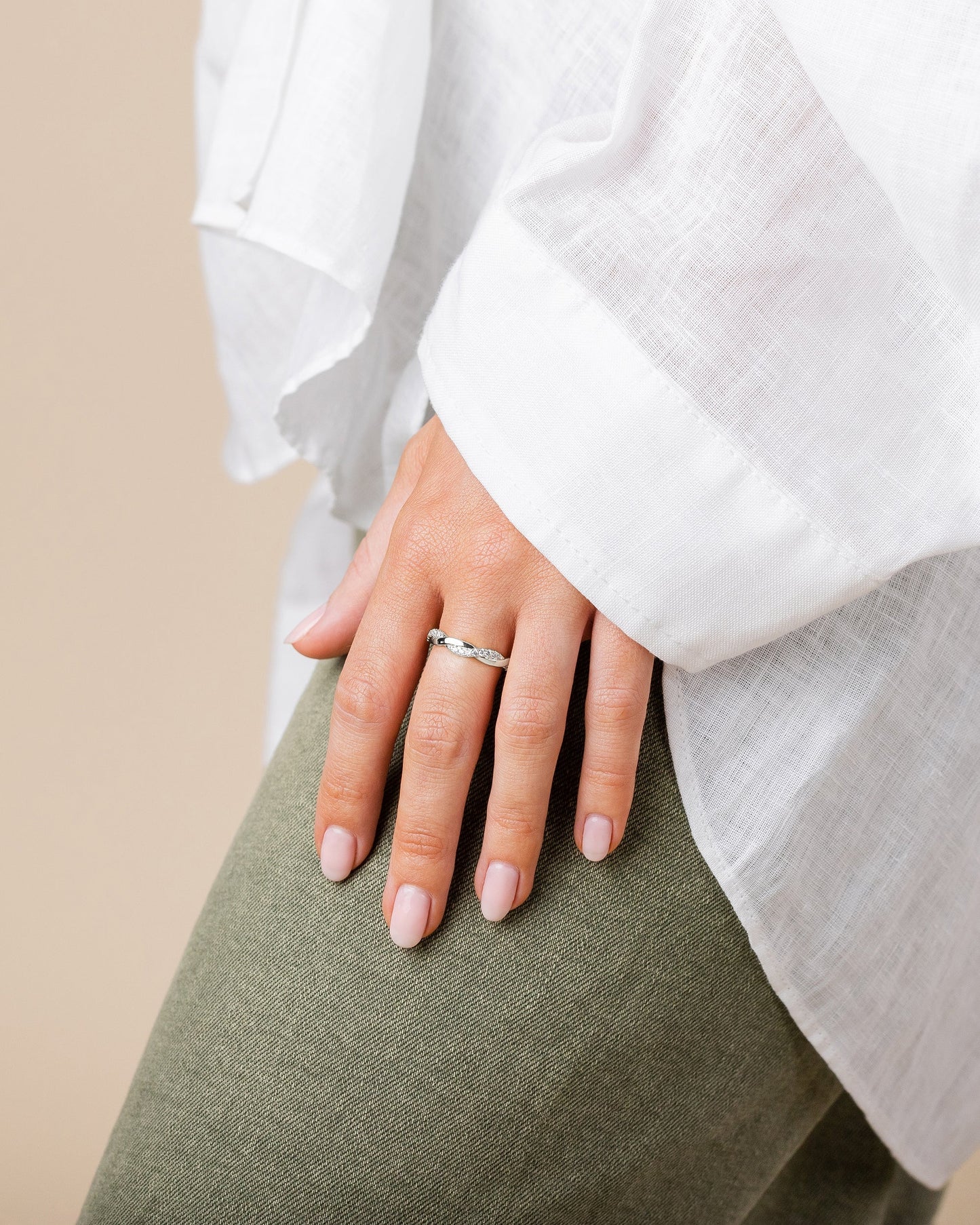 Braided Eternity Band