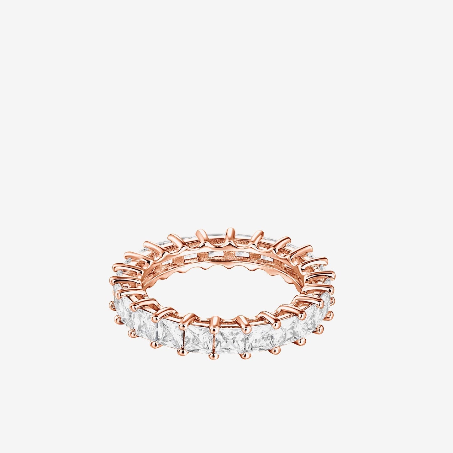 Princess Cut Eternity Band