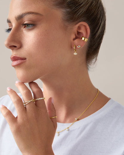 Evil Eye Screw Back Stud