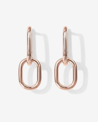 Convertible Paper Clip Link Hoops