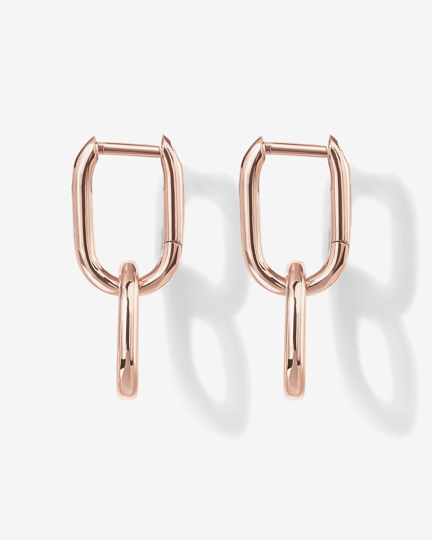 Convertible Paper Clip Link Hoops