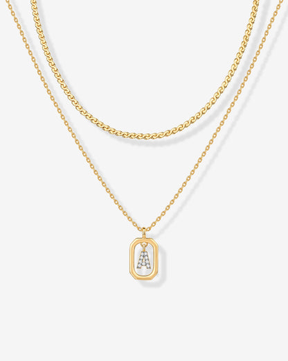 Singapore Initial Layering Necklace Copy