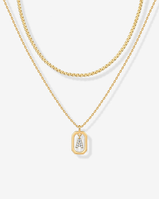 Singapore Initial Layering Necklace Copy