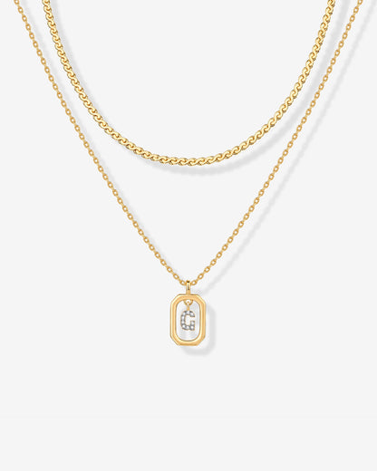 Singapore Initial Layering Necklace Copy