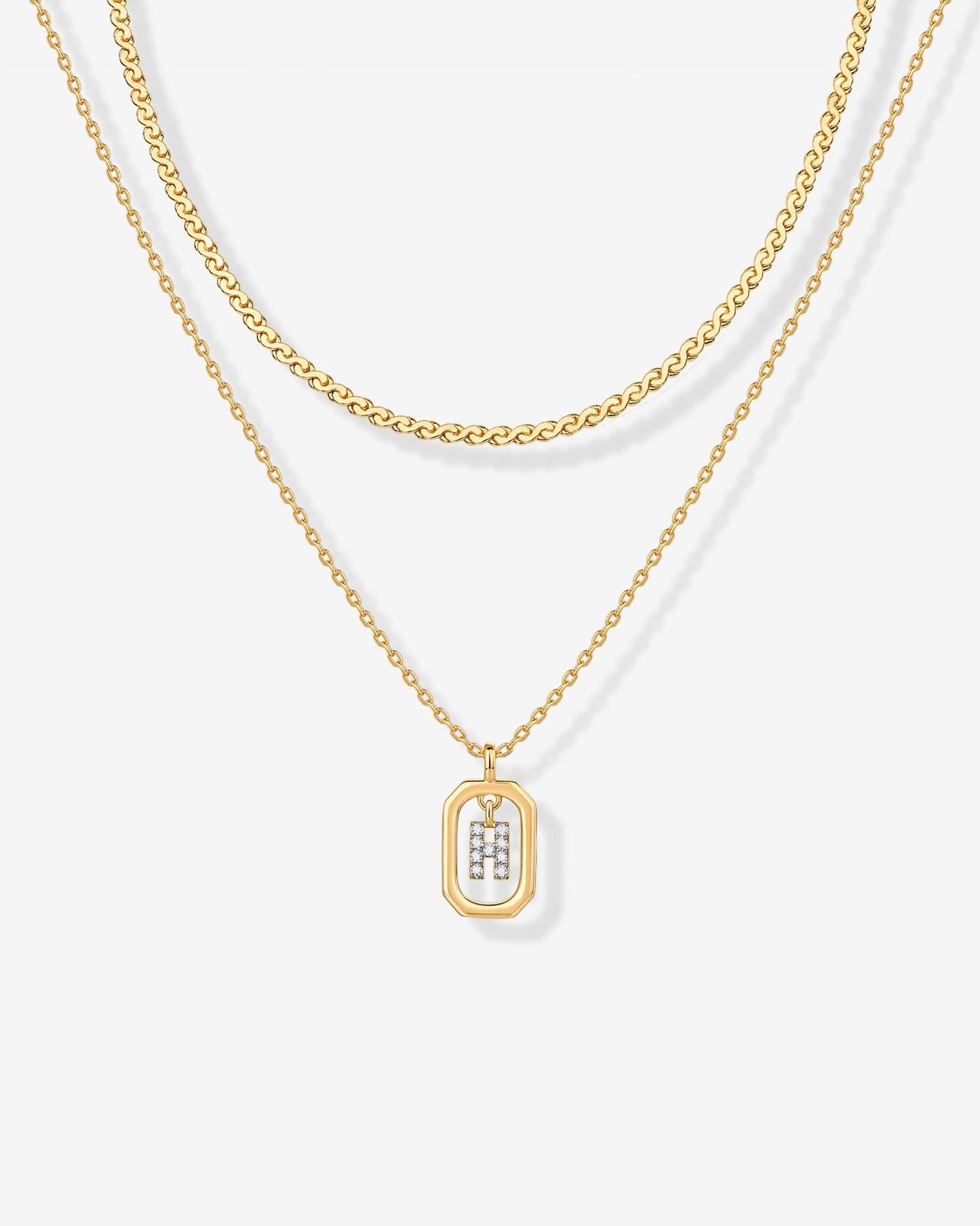 Singapore Initial Layering Necklace Copy