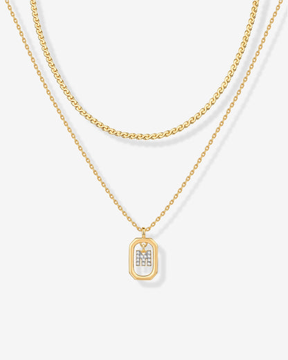 Singapore Initial Layering Necklace Copy