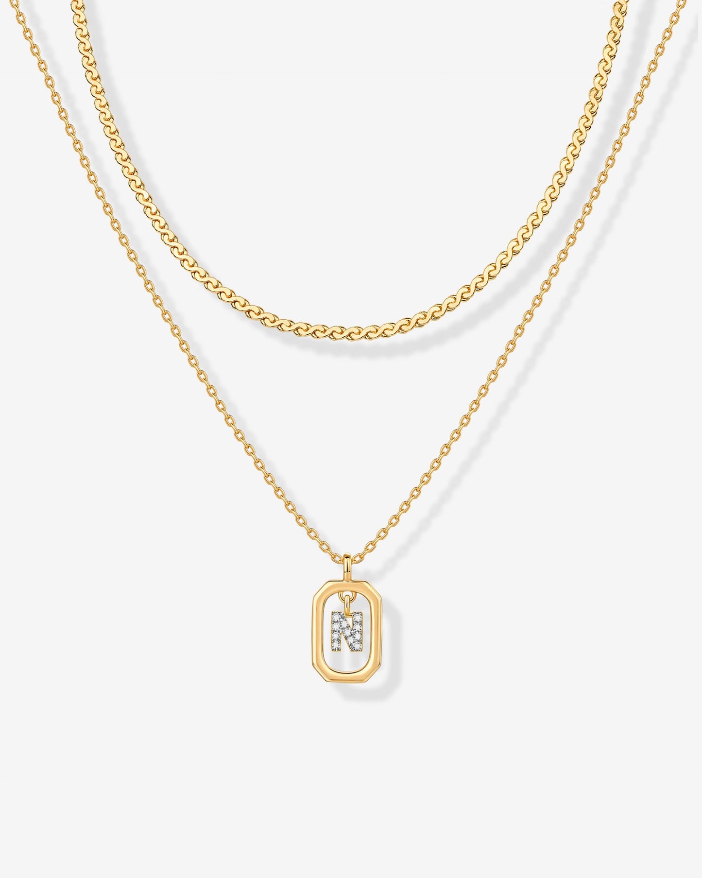 Singapore Initial Layering Necklace Copy