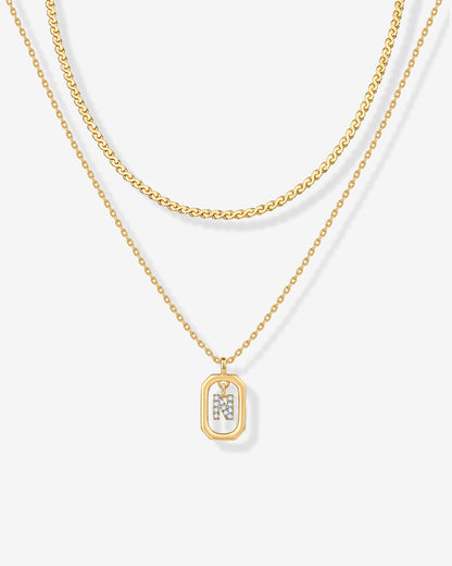 Singapore Initial Layering Necklace Copy