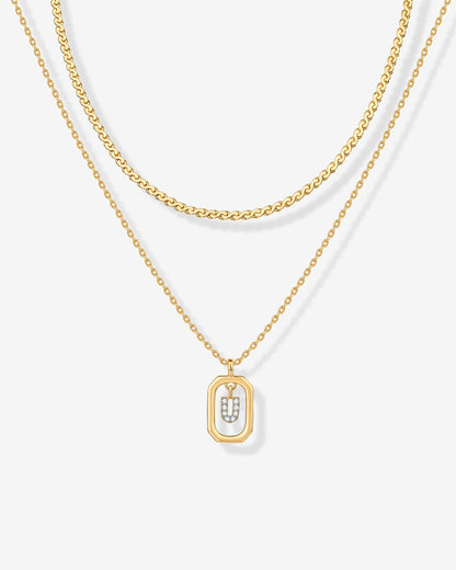Singapore Initial Layering Necklace Copy