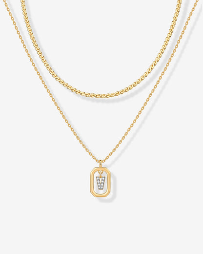 Singapore Initial Layering Necklace Copy