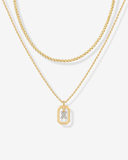 Singapore Initial Layering Necklace Copy
