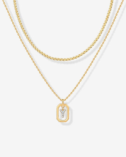 Singapore Initial Layering Necklace Copy