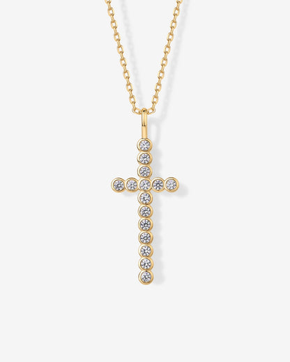 Cross Bezel Pendant