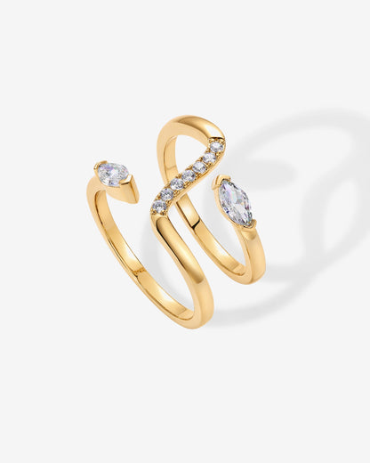 Uraeus Open Band Ring