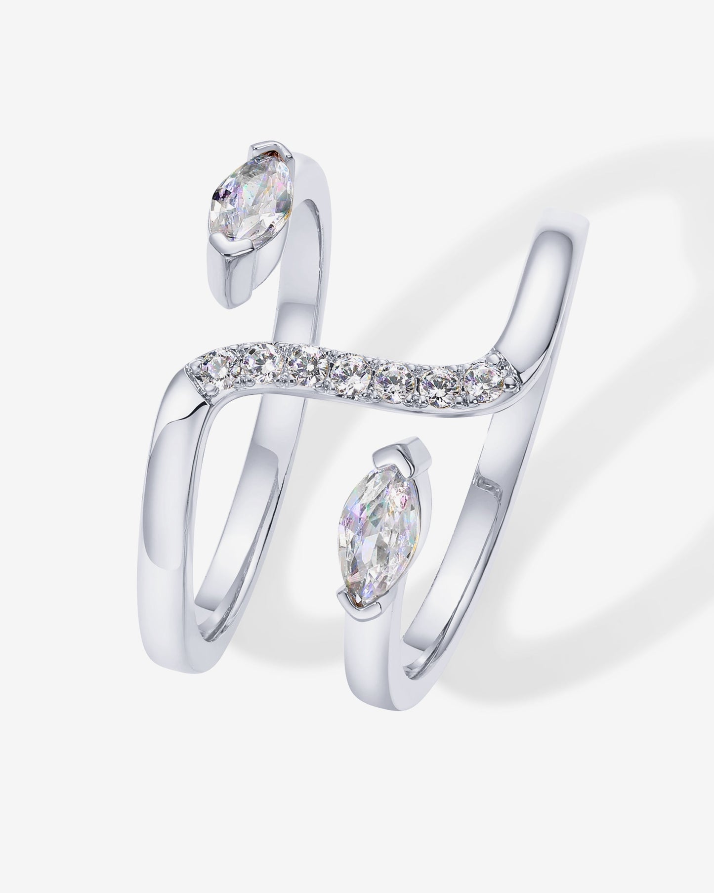 Uraeus Open Band Ring