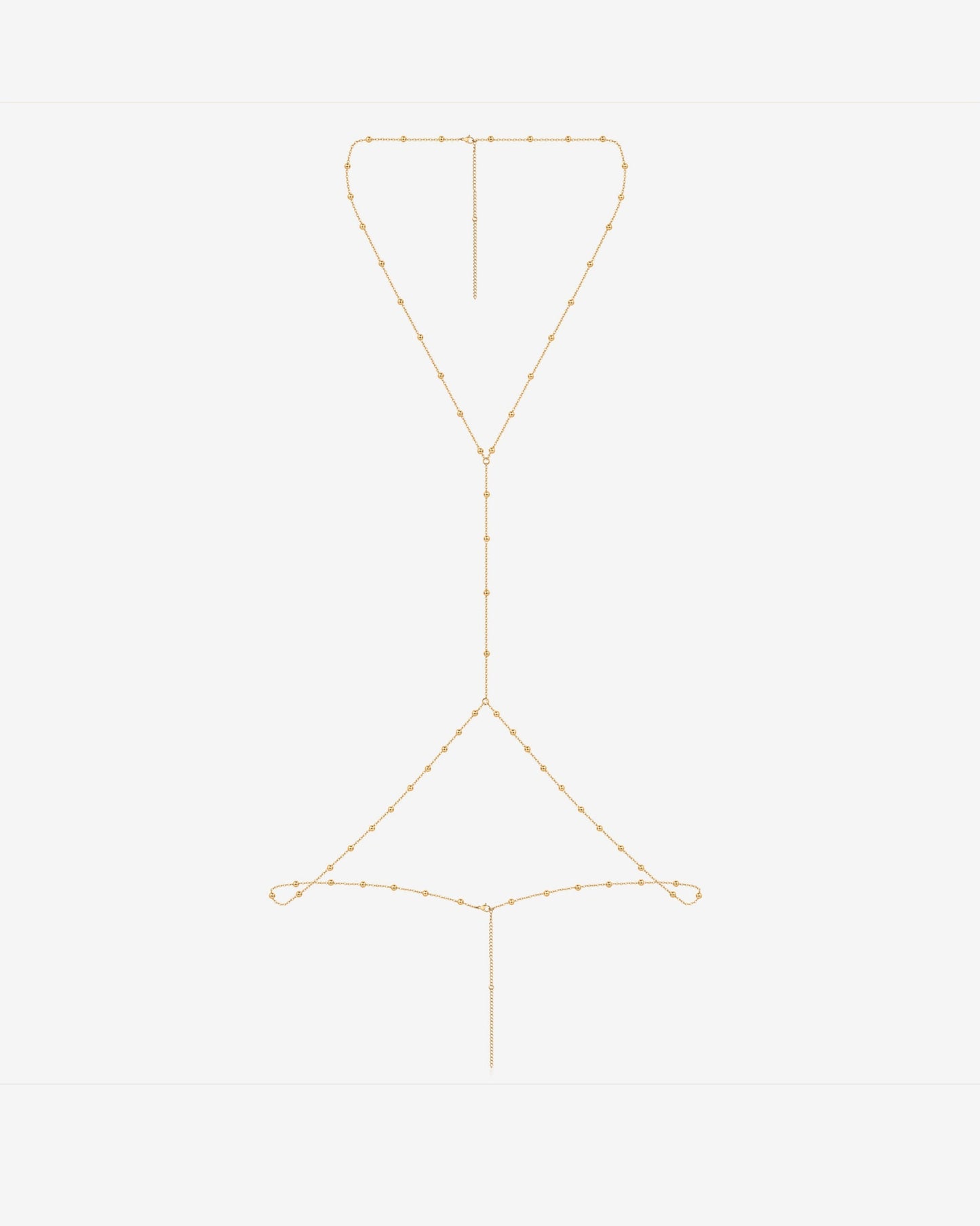 Beaded Layered Body Chain