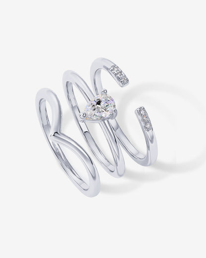 Dahlia Stackable Ring Set