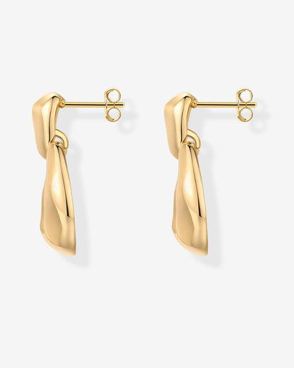 Chunky Dangle Door Knocker Earrings
