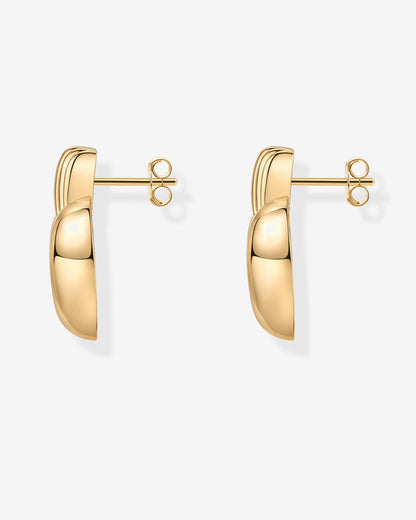 Mini Heart Door Knocker Earrings