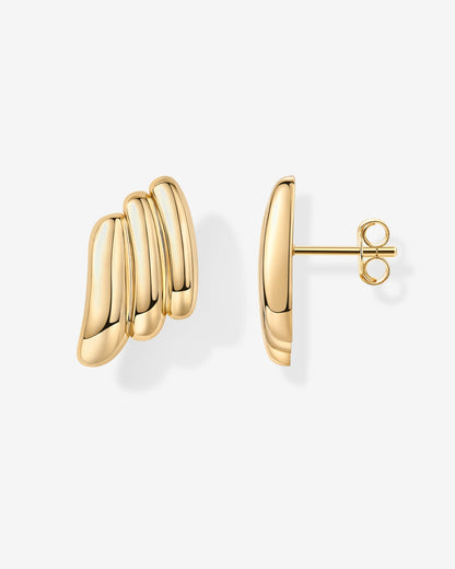 Angel Wing Stud Earrings
