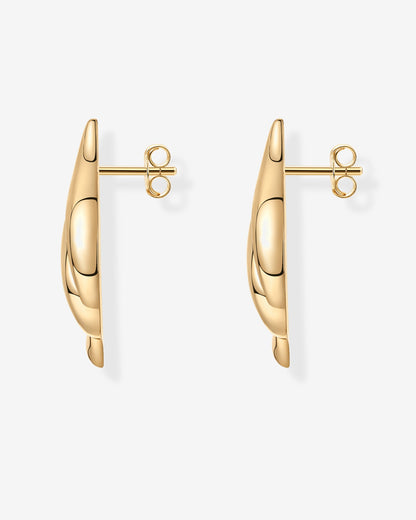 Croissant Stud Earrings