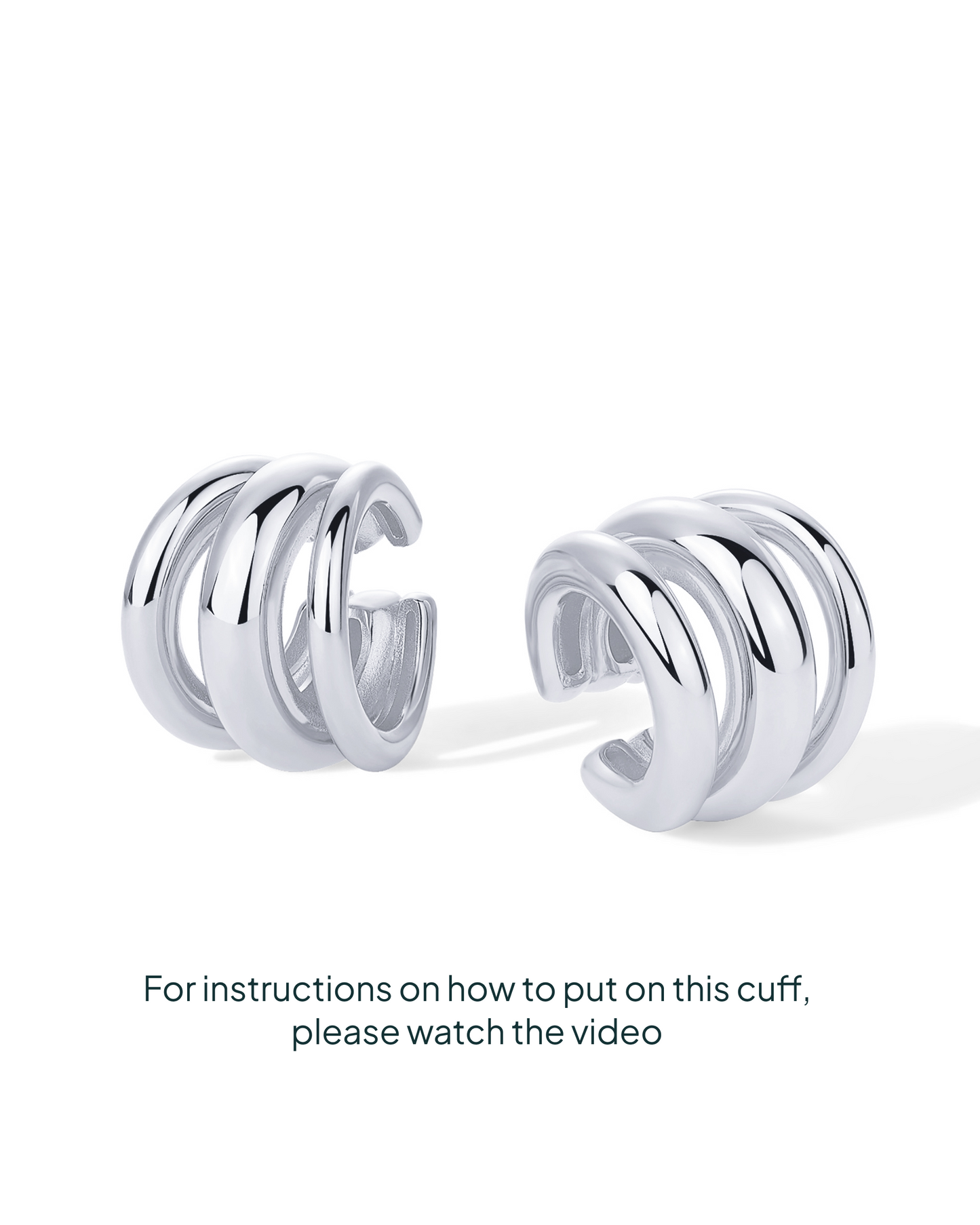 Triple Ring Ear Cuffs