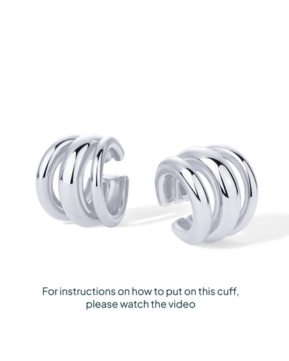 Triple Ring Ear Cuffs