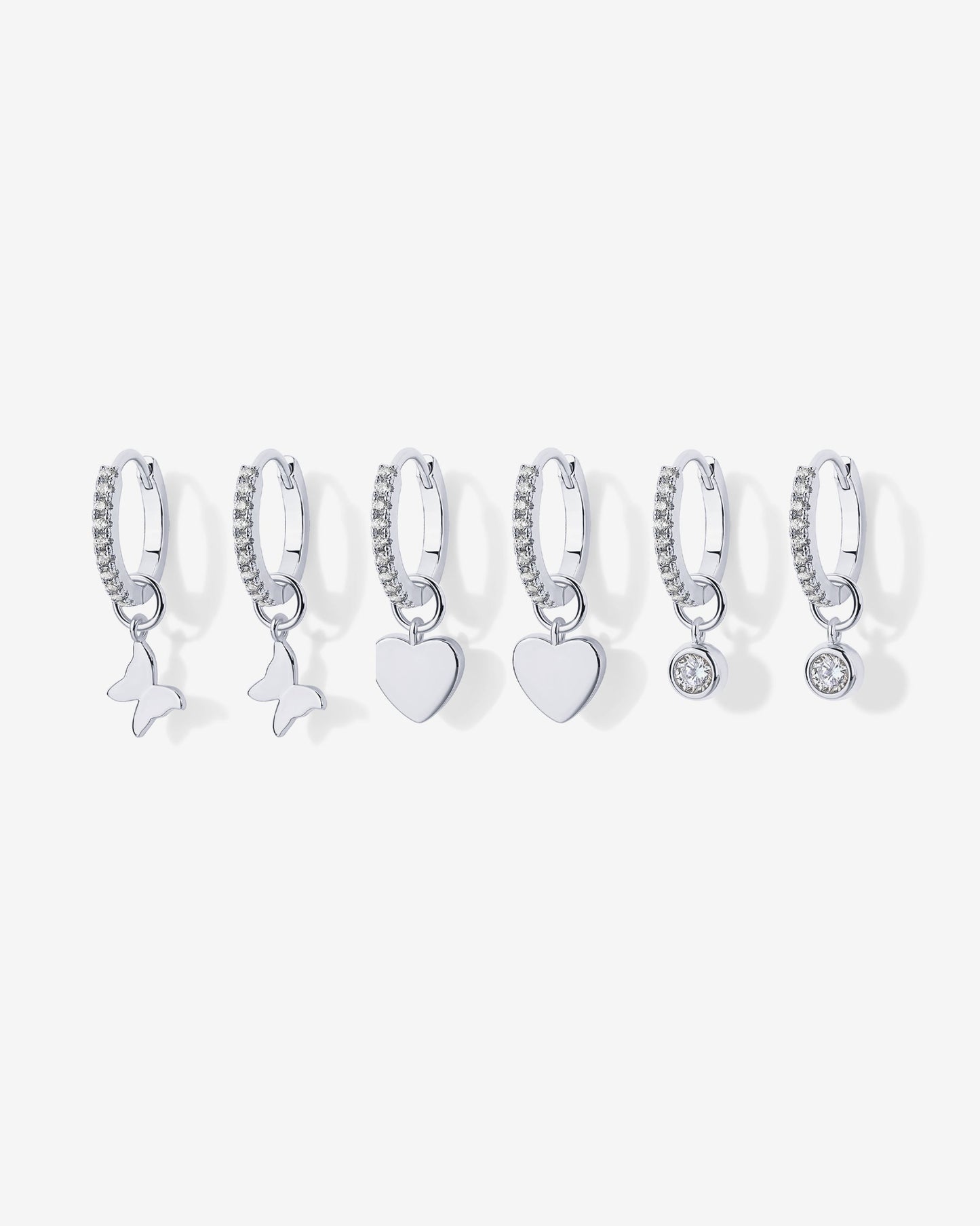 Mix and Match Huggie and Charms Set