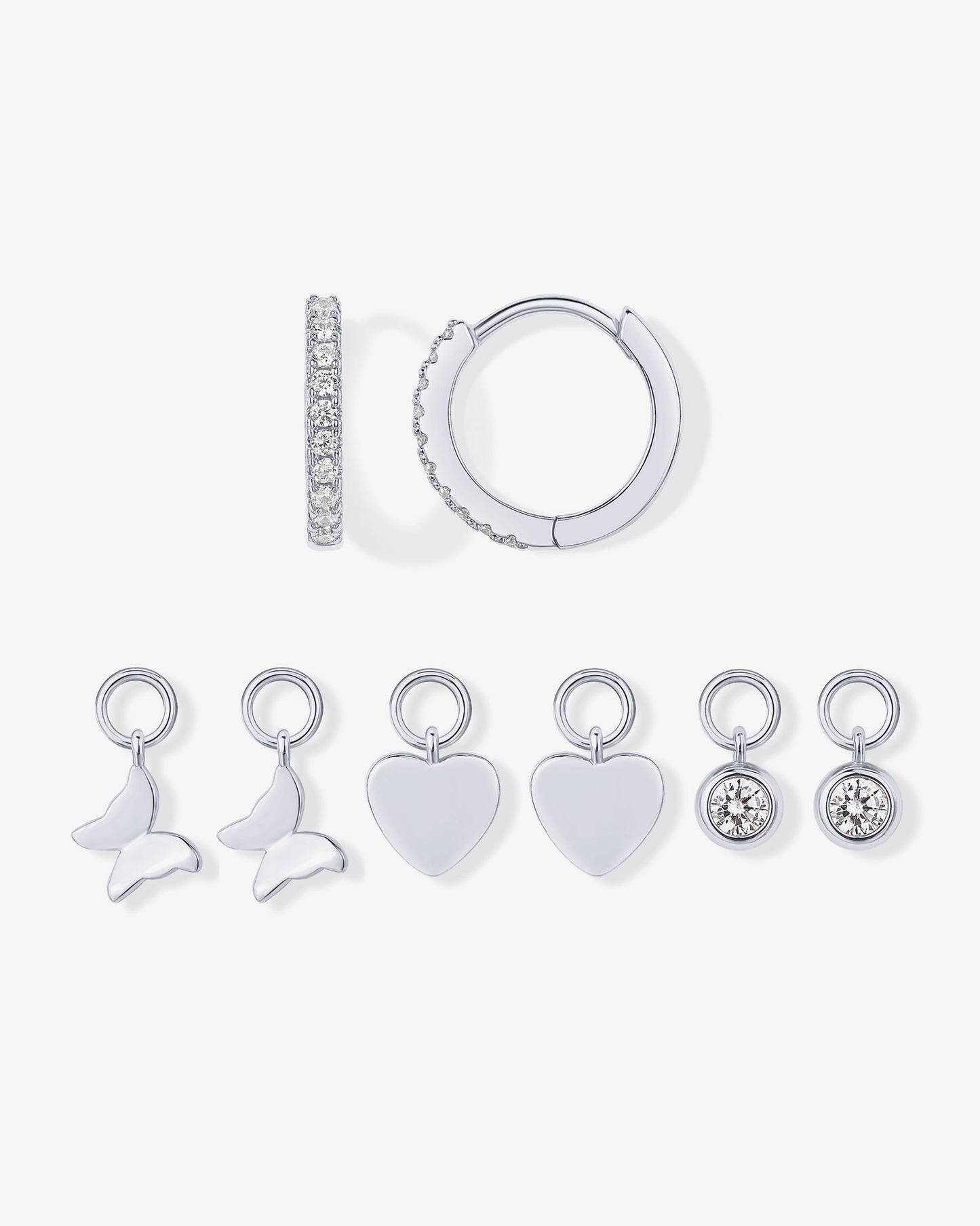 Mix and Match Huggie and Charms Set
