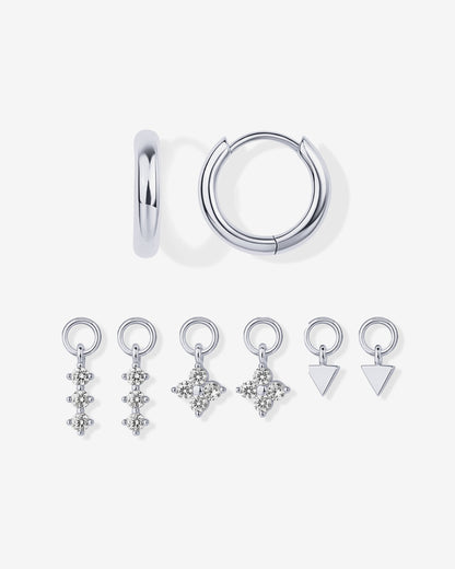 Mix and Match Huggie and Charms Set