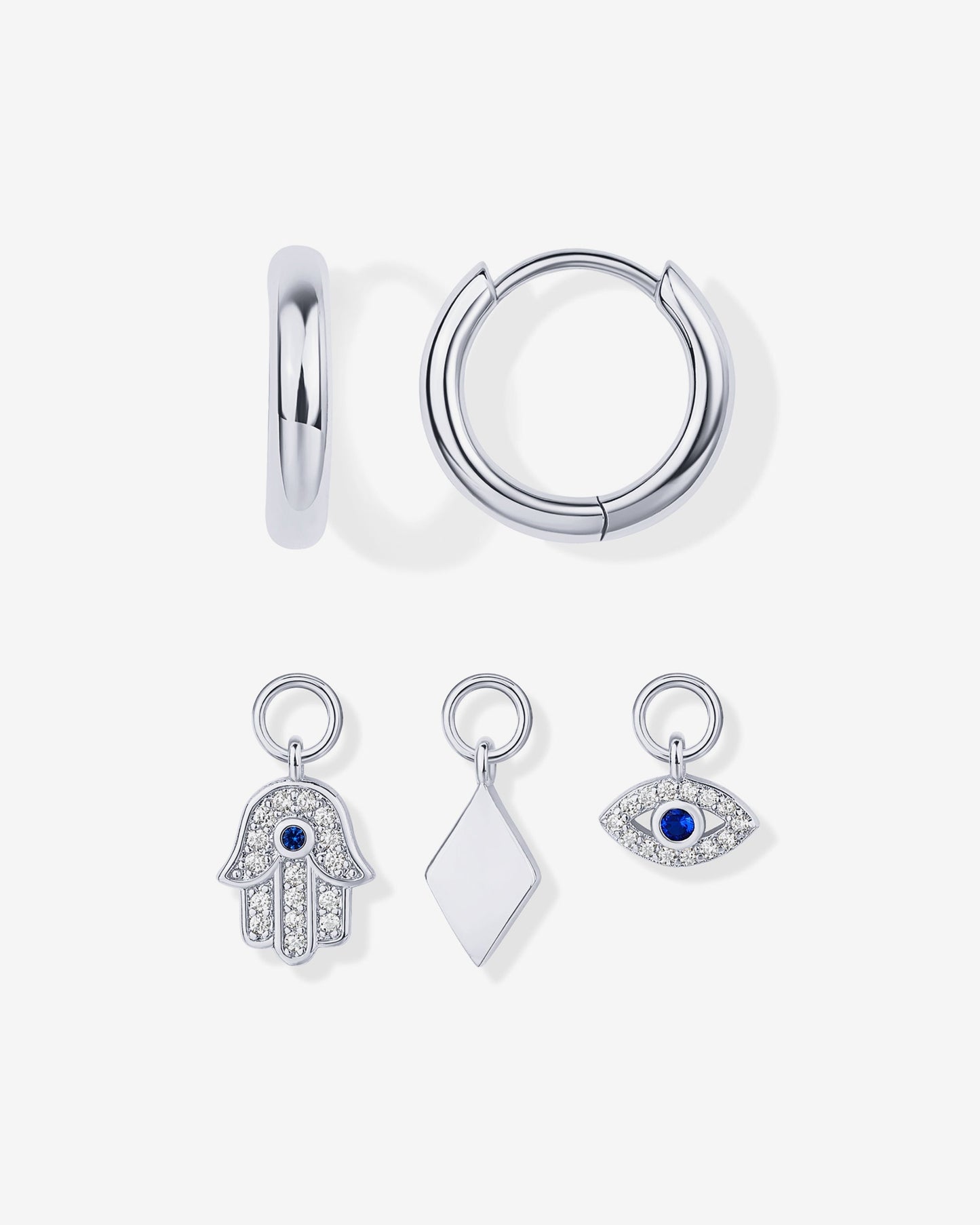 Mix and Match Huggie and Charms Set