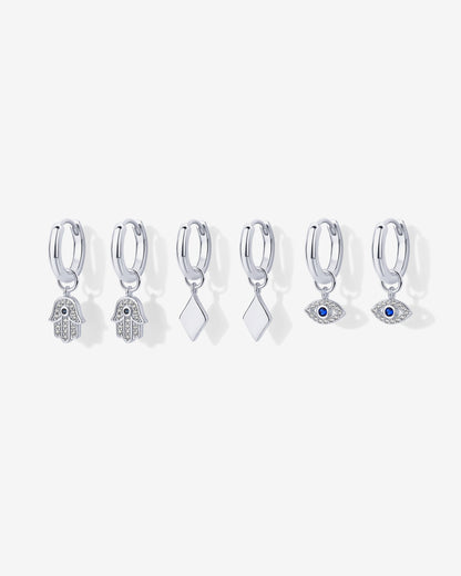 Mix and Match Huggie and Charms Set