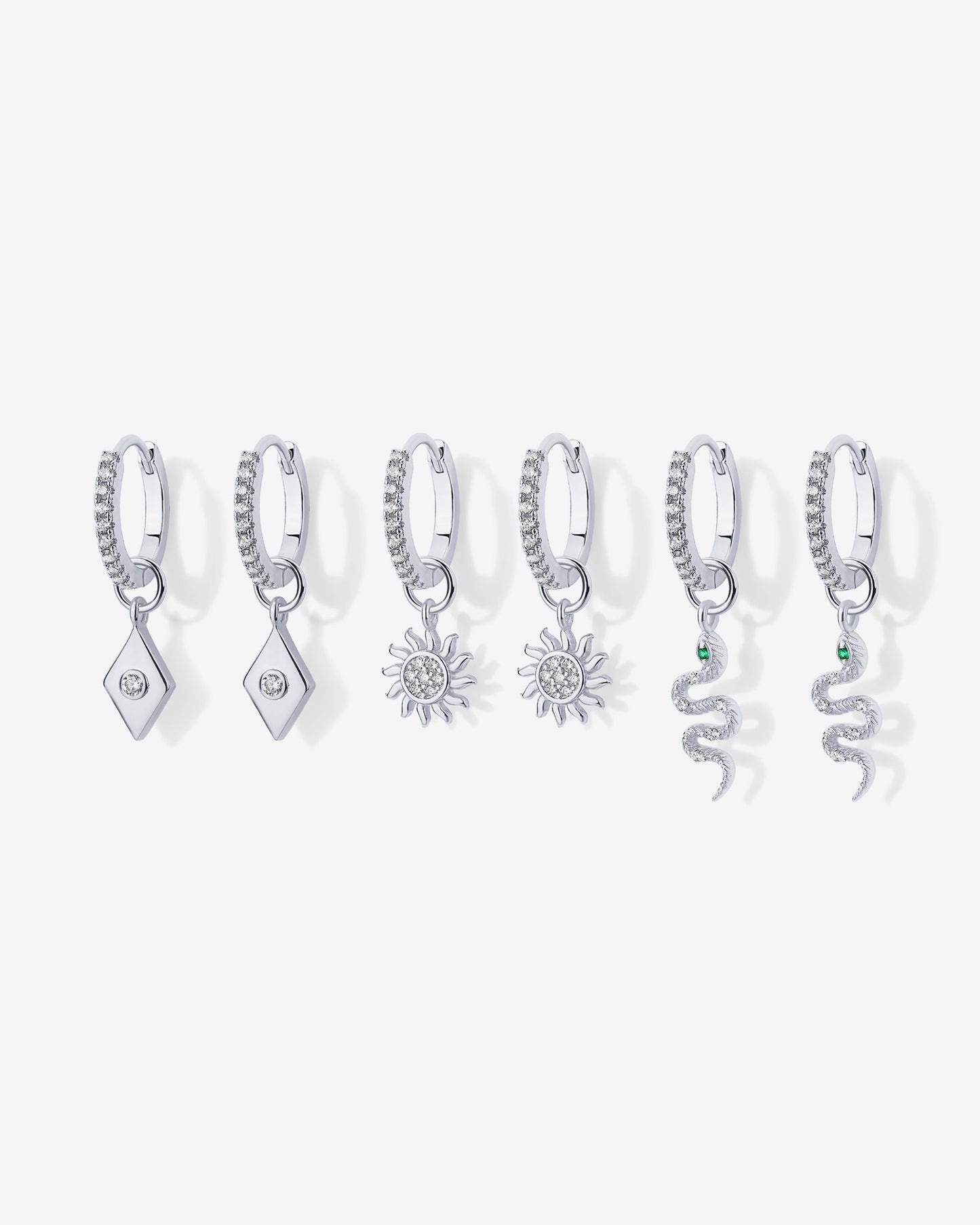 Mix and Match Huggie and Charms Set