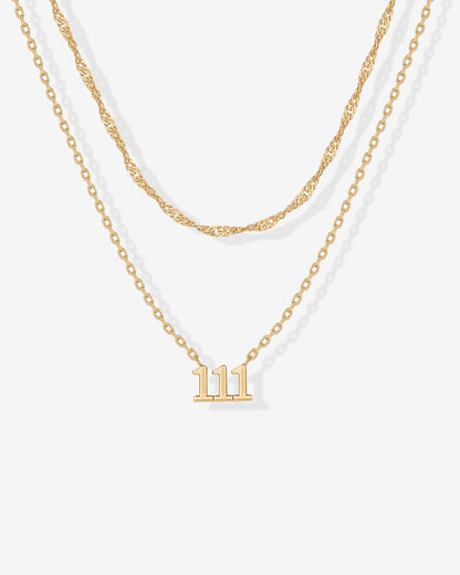 Angel Number Pendant Necklace