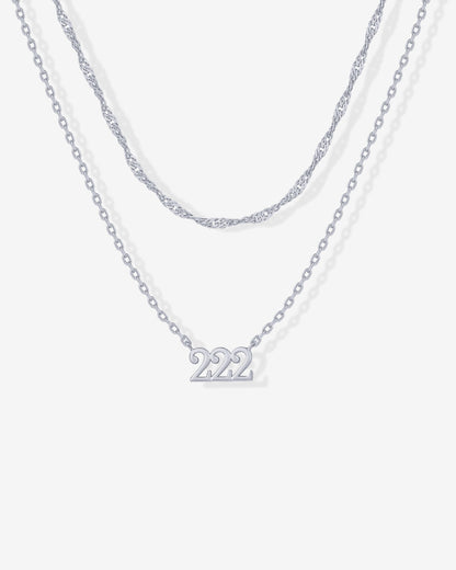 Angel Number Pendant Necklace