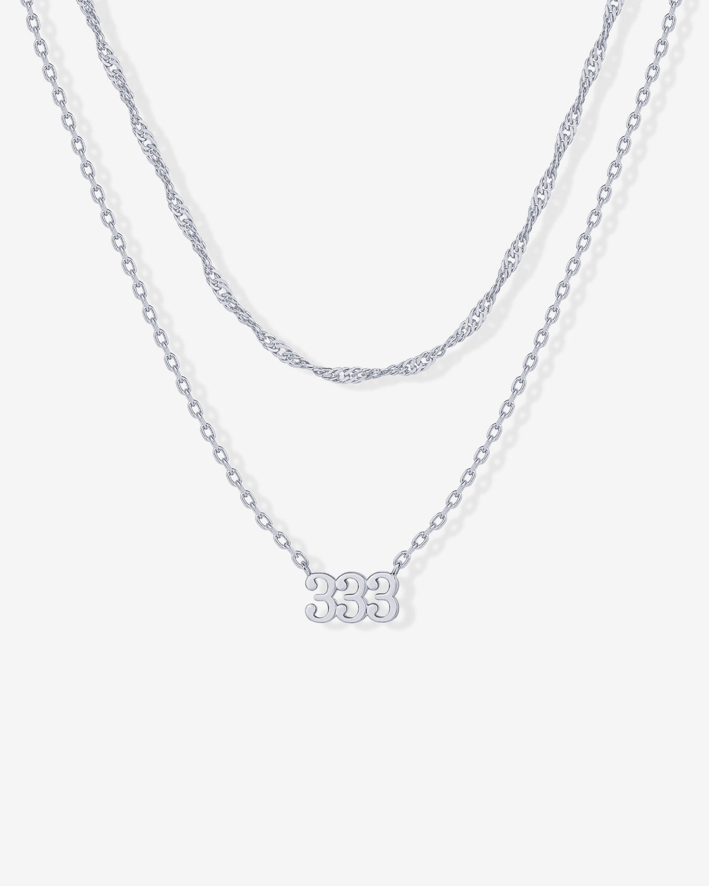 Angel Number Pendant Necklace