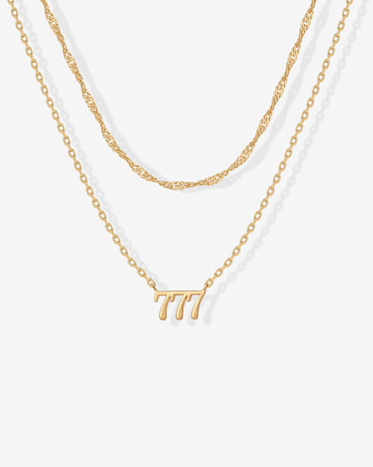 Angel Number Pendant Necklace