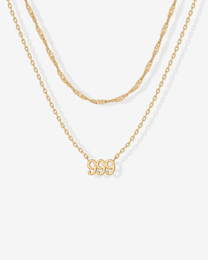 Angel Number Pendant Necklace