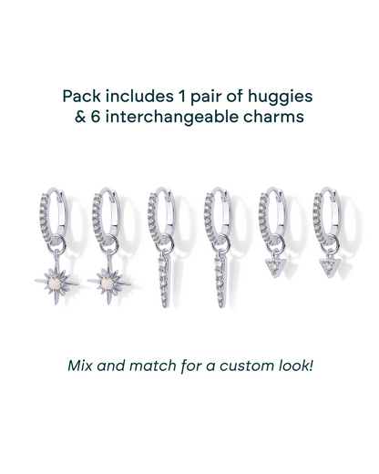 Mix and Match Huggie and Charms Set