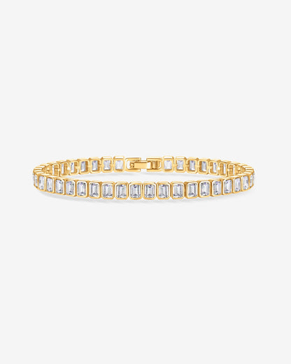 Emerald-Cut Tennis Bracelet