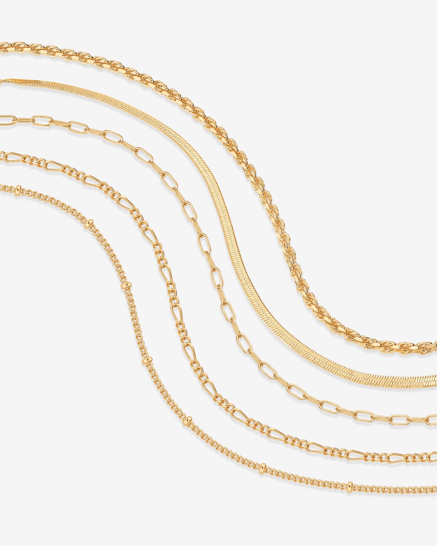 Wear Everywhere Chain Bracelet 5-Pack