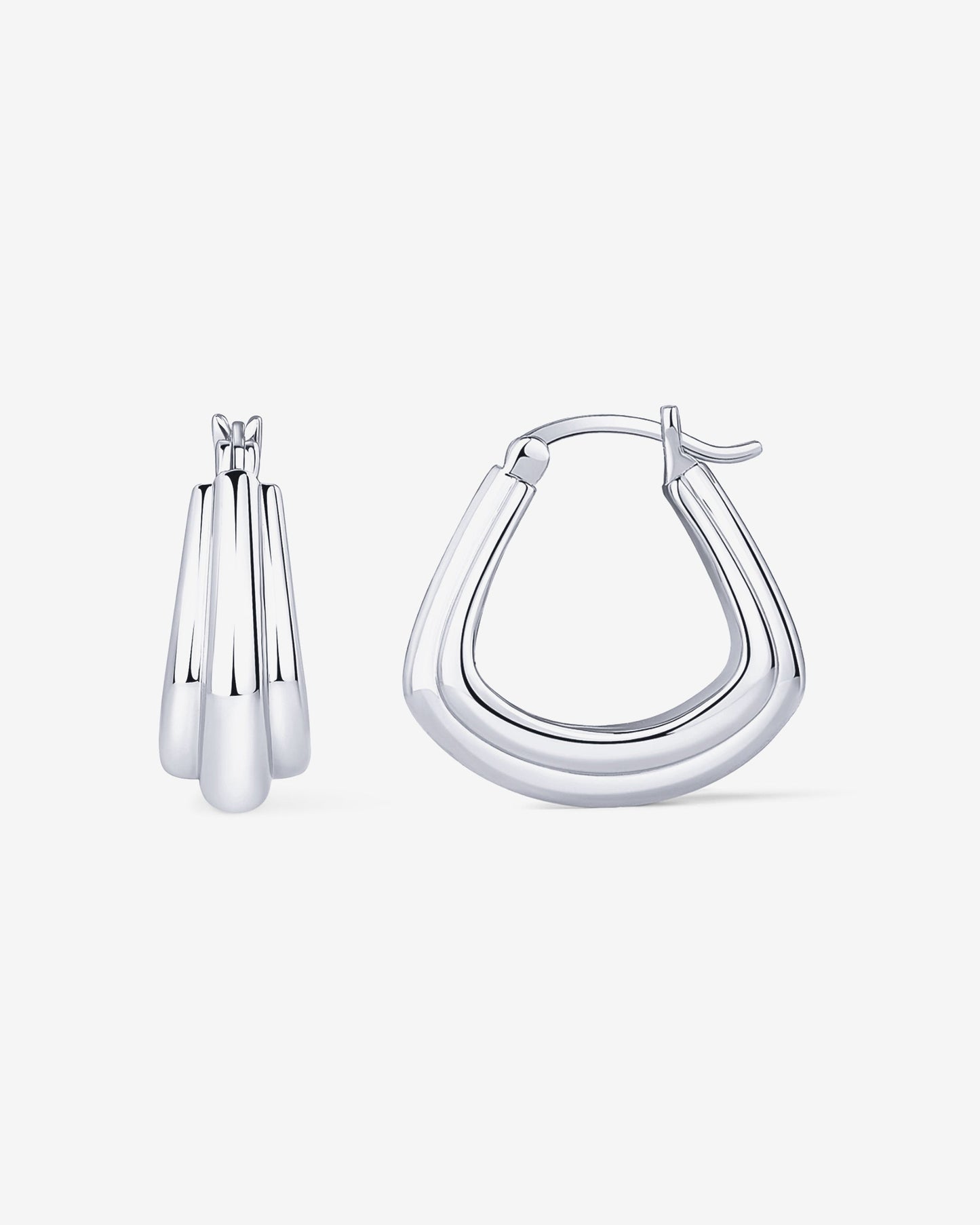 Chunky Triangle Hoops