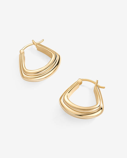 Chunky Triangle Hoops
