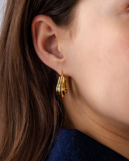 Chunky Triangle Hoops