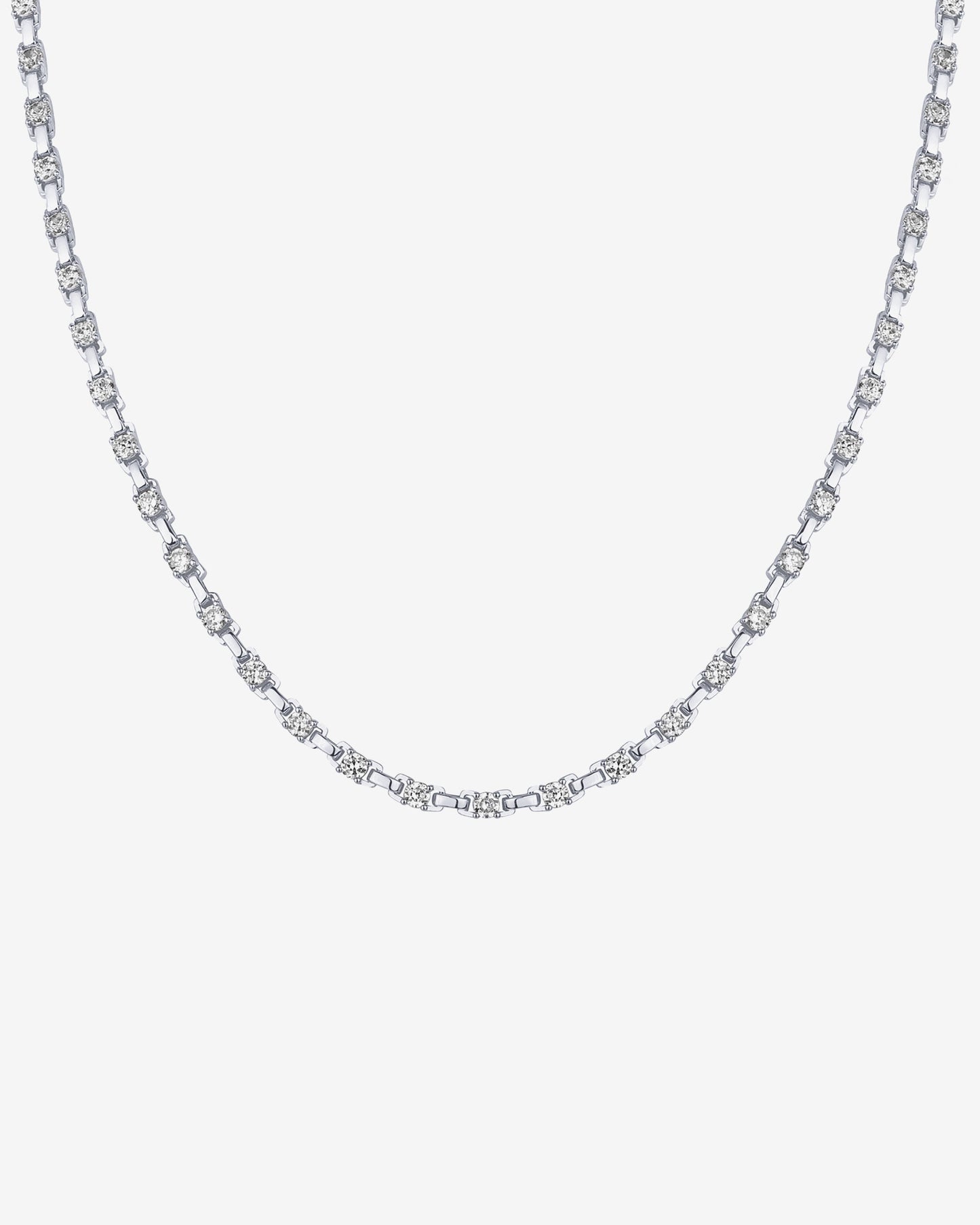 Station Tennis Necklace
