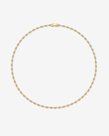 Station Tennis Necklace