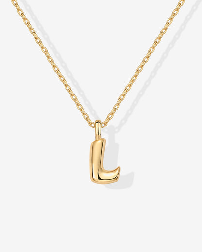 Bubble Initial Pendant