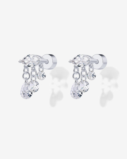 Crying Dangle Studs